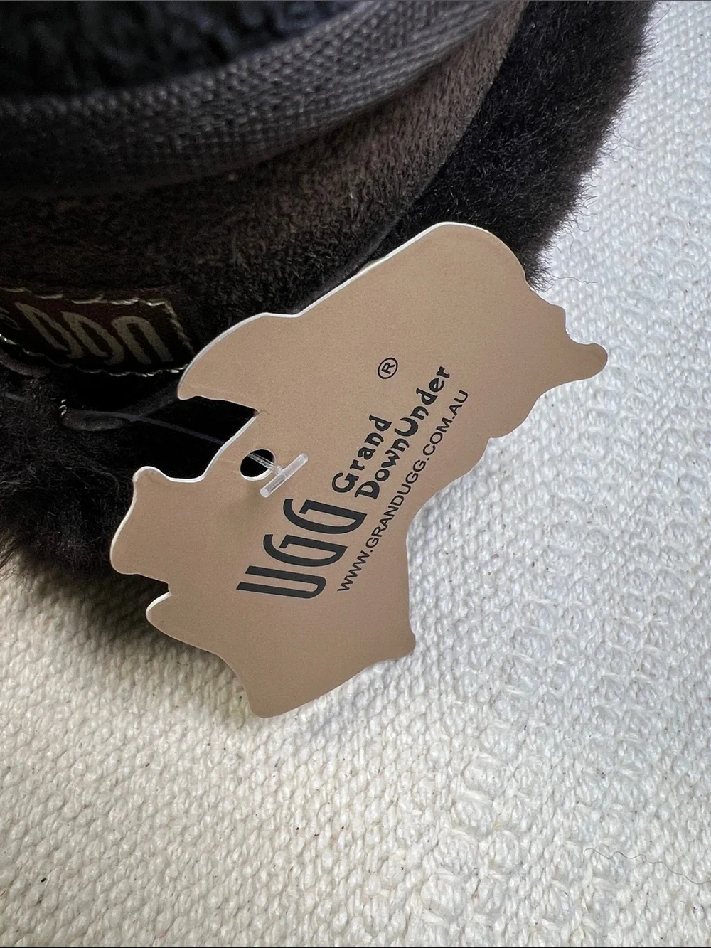 🐑Rare NWT Vintage UGG Women's Brown Suede Shearling-Lined Slip-On like small 7